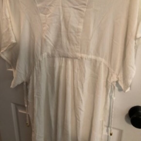 EUC Ralph Lauren Crinkle Swim Cover Tunic - Picture 4 of 5